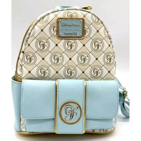 2024 Disney Parks Grand Floridian Resort Loungefly Mini Backpack Bag Purse NEW - Picture 1 of 6